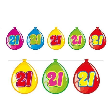 Flag line Slinger Balloon form 21 years | 10 meters