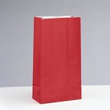 Unique Party Party bag red paper 14x26cm | 12 pieces Unique Party Party bag red paper 14x26cm | 12 pieces
