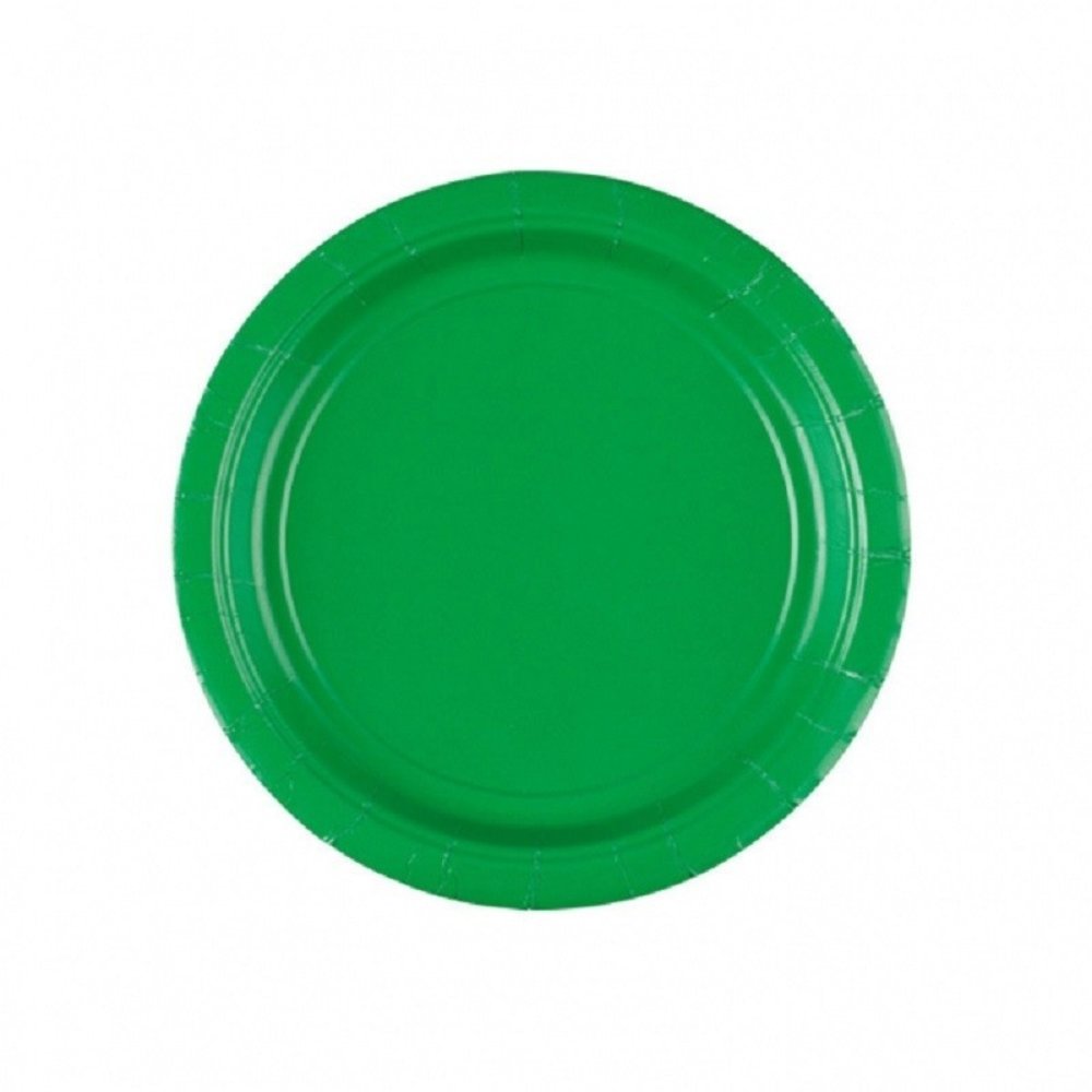 Unique Party Plate Emerald Green 18cm | 20 pieces