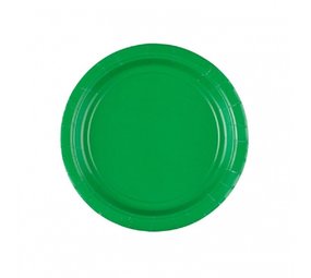 Unique Party Plate Emerald Green 18cm | 20 pieces Unique Party Plate Emerald Green 18cm | 20 pieces