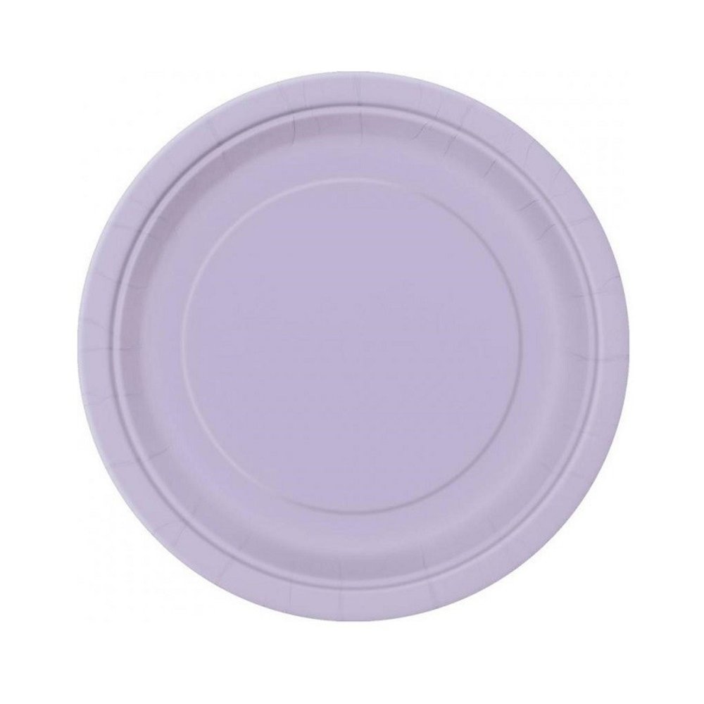 Unique Party Lavender plates - Lila 18cm | 20 pieces