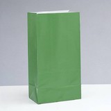 Feestzak groen papier | 12 stuks Feestzak groen papier | 12 stuks