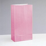 Party bag light pink paper 12 pieces Party bag light pink paper 12 pieces