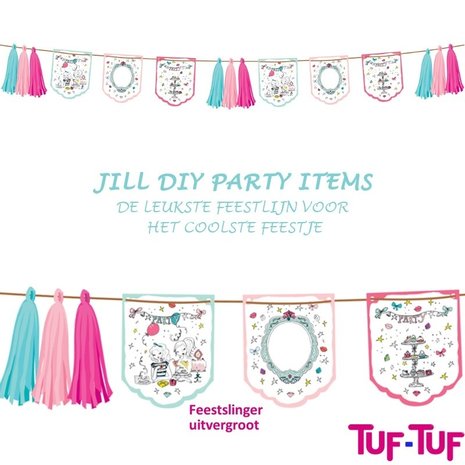 Party garland Jill DIY
