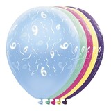 Folat Ballon métallique 9 ans | 5 pièces