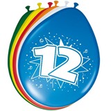 Luftballons 12 Jahre 8 Stücke