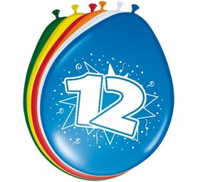 Luftballons 12 Jahre 8 Stücke Luftballons 12 Jahre 8 Stücke