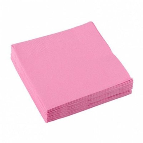 Serviette New Pink 33x33cm | 20 Teile Serviette New Pink 33x33cm | 20 Teile