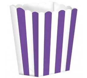 Behandler Box gestreiftes Lila | 5 Stücke Behandler Box gestreiftes Lila | 5 Stücke