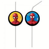 Procos Party Spiderman rietjes | 4 stuks Procos Party Spiderman rietjes | 4 stuks