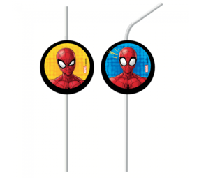 Procos Party Pailles Spiderman | 4 morceaux