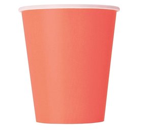 Beker koraal 250ml | 14 stuks Beker koraal 250ml | 14 stuks