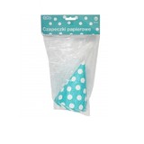 Pot hat blue - Turqoise with dots | 6 pieces