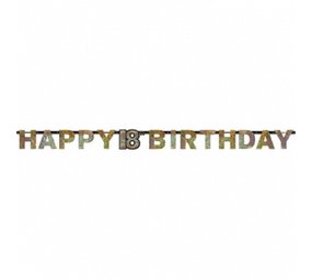 Amscan Letter garland 18 Sparkling Silver-Gold Amscan Letter garland 18 Sparkling Silver-Gold