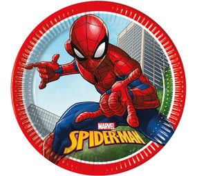 Procos Party Spiderman Signs Crime Fighter 23cm | 8 pieces