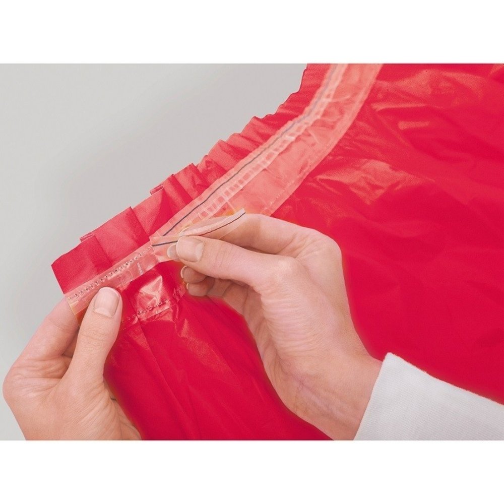 Tafel rok rood plastic | 73cm x 426cm