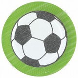 Amscan Assiettes de Football Kicker Party 23cm | 8 pièces Amscan Assiettes de Football Kicker Party 23cm | 8 pièces