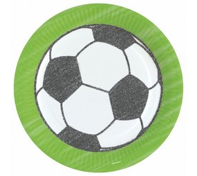 Amscan Voetbal Borden Kicker Party 23cm | 8 stuks