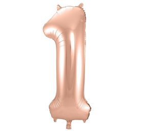 Paper Dreams Feuille de ballon 1 Rose Gold | 86cm Paper Dreams Feuille de ballon 1 Rose Gold | 86cm