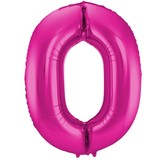 Globos Nordic Feuille de ballon 0 Rose | 86cm Globos Nordic Feuille de ballon 0 Rose | 86cm