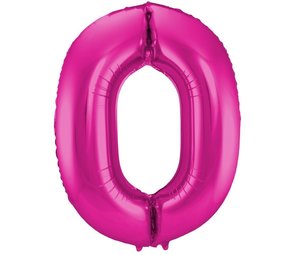 Globos Nordic Ballonfolie 0 Pink | 86 cm Globos Nordic Ballonfolie 0 Pink | 86 cm