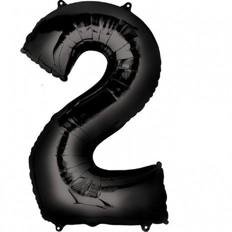 Globos Nordic Ballon Black Filon Figure 2 | 86cm Globos Nordic Ballon Black Filon Figure 2 | 86cm