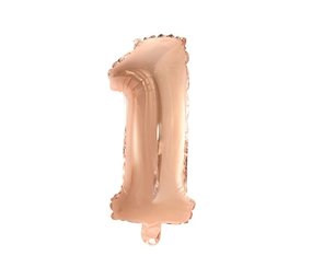Globos Nordic Balloon foil 1 Rose gold | 40cm Globos Nordic Balloon foil 1 Rose gold | 40cm