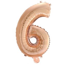 Globos Nordic Balloon foil 6 Rose gold | 40cm Globos Nordic Balloon foil 6 Rose gold | 40cm