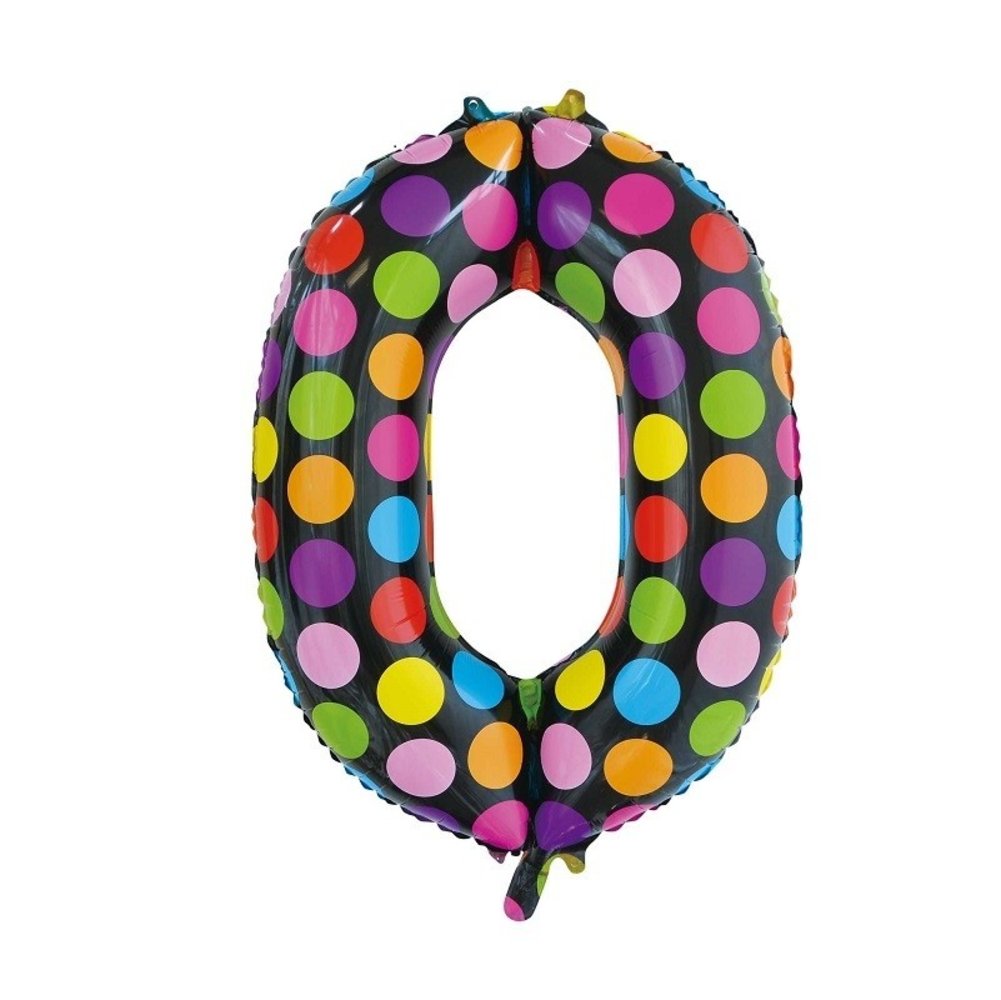 Globos Nordic Ballonfolie 0 Punkt | 86 cm Globos Nordic Ballonfolie 0 Punkt | 86 cm