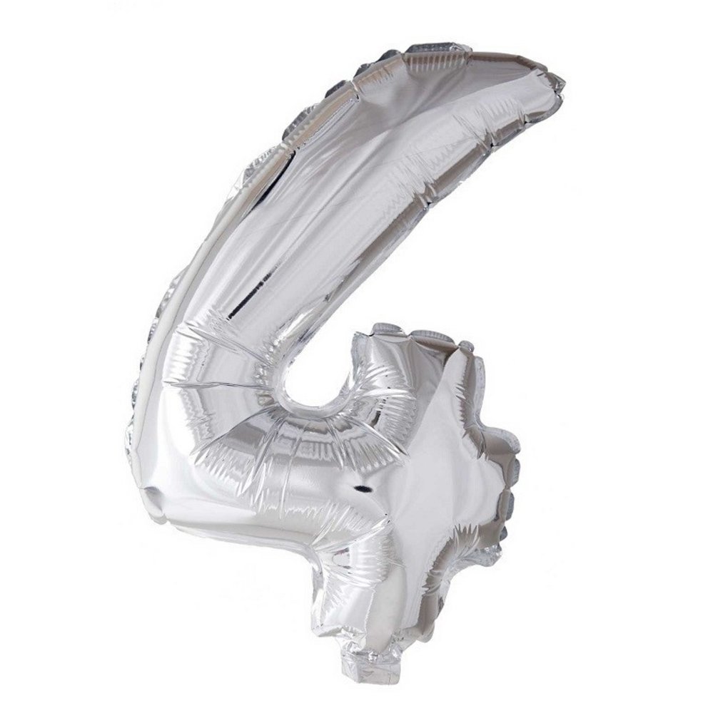 Globos Nordic Balloon foil 4 silver 40cm