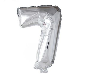 Globos Nordic Ballonfolie 7 Silber 40 cm Globos Nordic Ballonfolie 7 Silber 40 cm