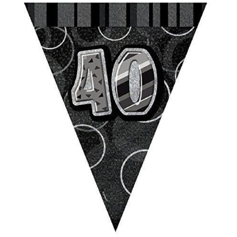 Flags Slinger Glitz 40 years Black