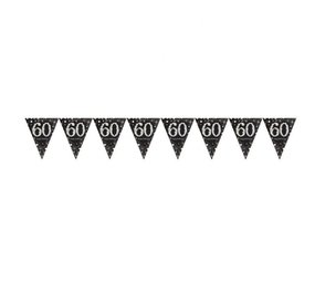 Drapeaux Sling 60 ans Argent étincelant - Or Drapeaux Sling 60 ans Argent étincelant - Or