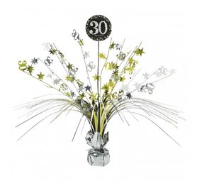 Amscan Center stuk Sparkling zilver-goud 30 jaar. Amscan Center stuk Sparkling zilver-goud 30 jaar.