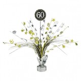 Amscan Center piece Sparkling 60 Silver-Gold Amscan Center piece Sparkling 60 Silver-Gold