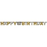 Amscan Letter garland sparkling silver-gold 60 years. Amscan Letter garland sparkling silver-gold 60 years.