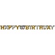 Brief Girlande funkelnde Silbergold 60 Jahre. Brief Girlande funkelnde Silbergold 60 Jahre.