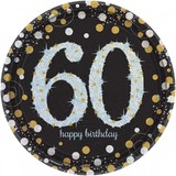 Blackboard Spamling Silver-Or 60 ans 23cm | 8 pièces Blackboard Spamling Silver-Or 60 ans 23cm | 8 pièces