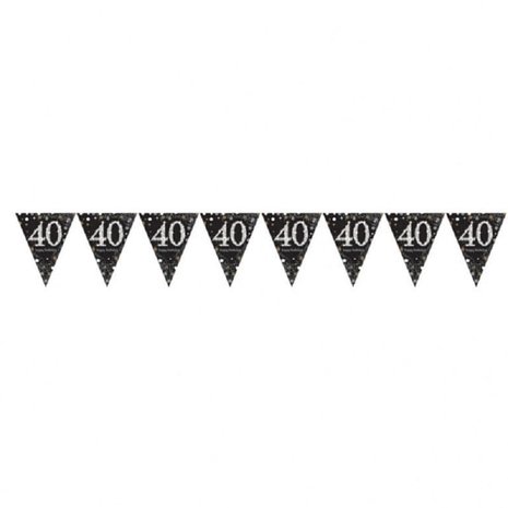 Flags Slinger 40 Years Sparkling Silver - Gold | 4 meter
