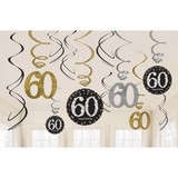 Decoratie swirl 60 Sparkling zilver-goud Decoratie swirl 60 Sparkling zilver-goud