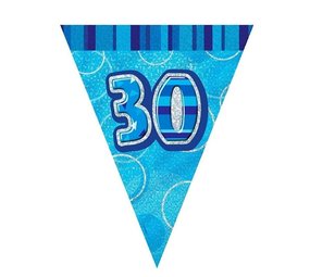 Fahnen Smallglitz 30 Jahre blau