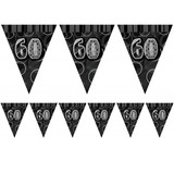 Flaggen Slinger Glitz 60 Jahre schwarz schwarz