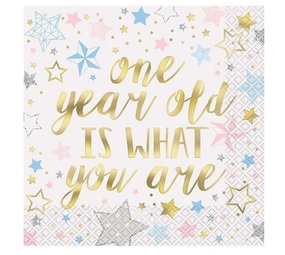 Servet Twinkel Little Star 'One' 16 Stücke Servet Twinkel Little Star 'One' 16 Stücke