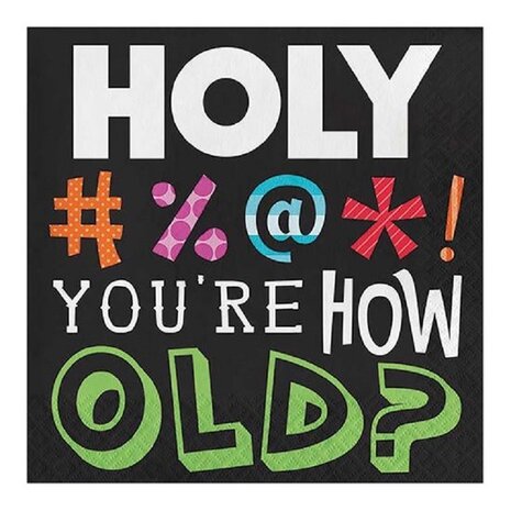 Servet Holy Bleep 33x33cm 16 pieces Servet Holy Bleep 33x33cm 16 pieces