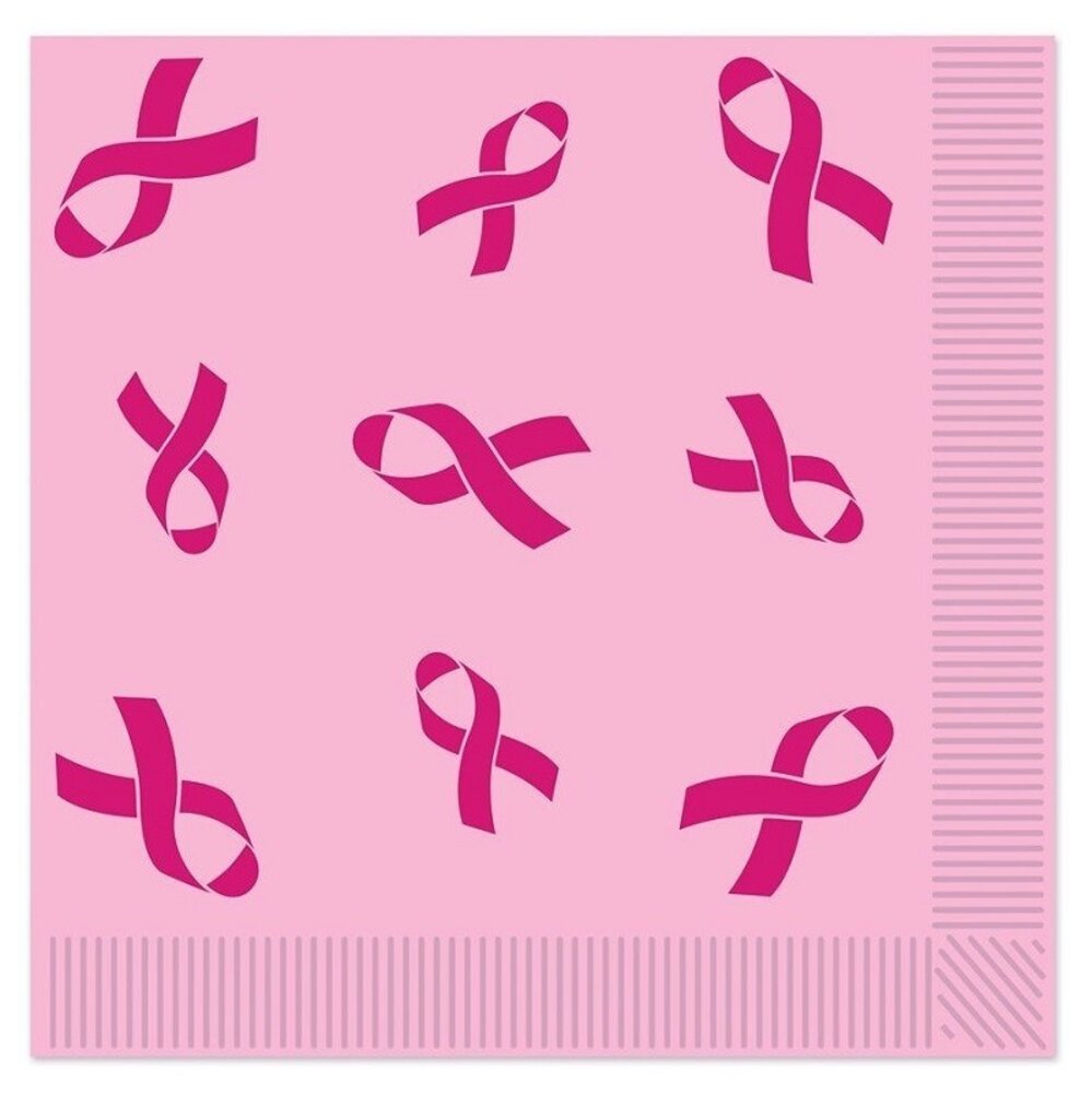 Ruban rose pour serviettes 33x33cm | 16 pièces Ruban rose pour serviettes 33x33cm | 16 pièces