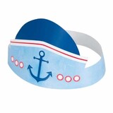 Hoedje Maritiem met anker 6 stuks Hoedje Maritiem met anker 6 stuks