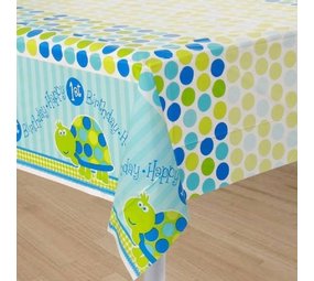 Tablecloth Turtle 1st Birthday Tablecloth Turtle 1st Birthday