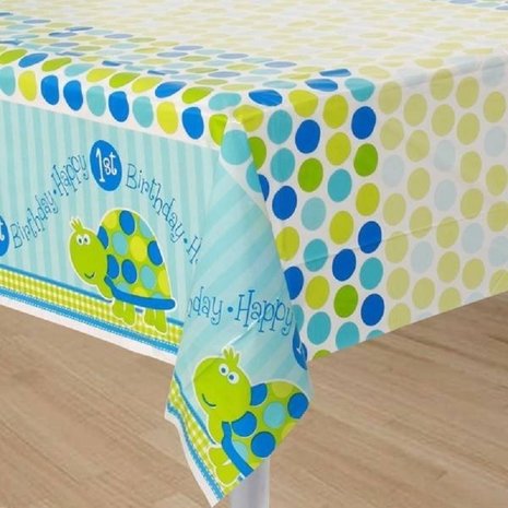Tischdecke Schildkröte 1. Geburtstag Tischdecke Schildkröte 1. Geburtstag