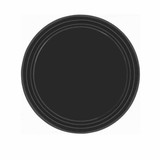 Unique Party Bord zwart 18cm | 20 stuks Unique Party Bord zwart 18cm | 20 stuks