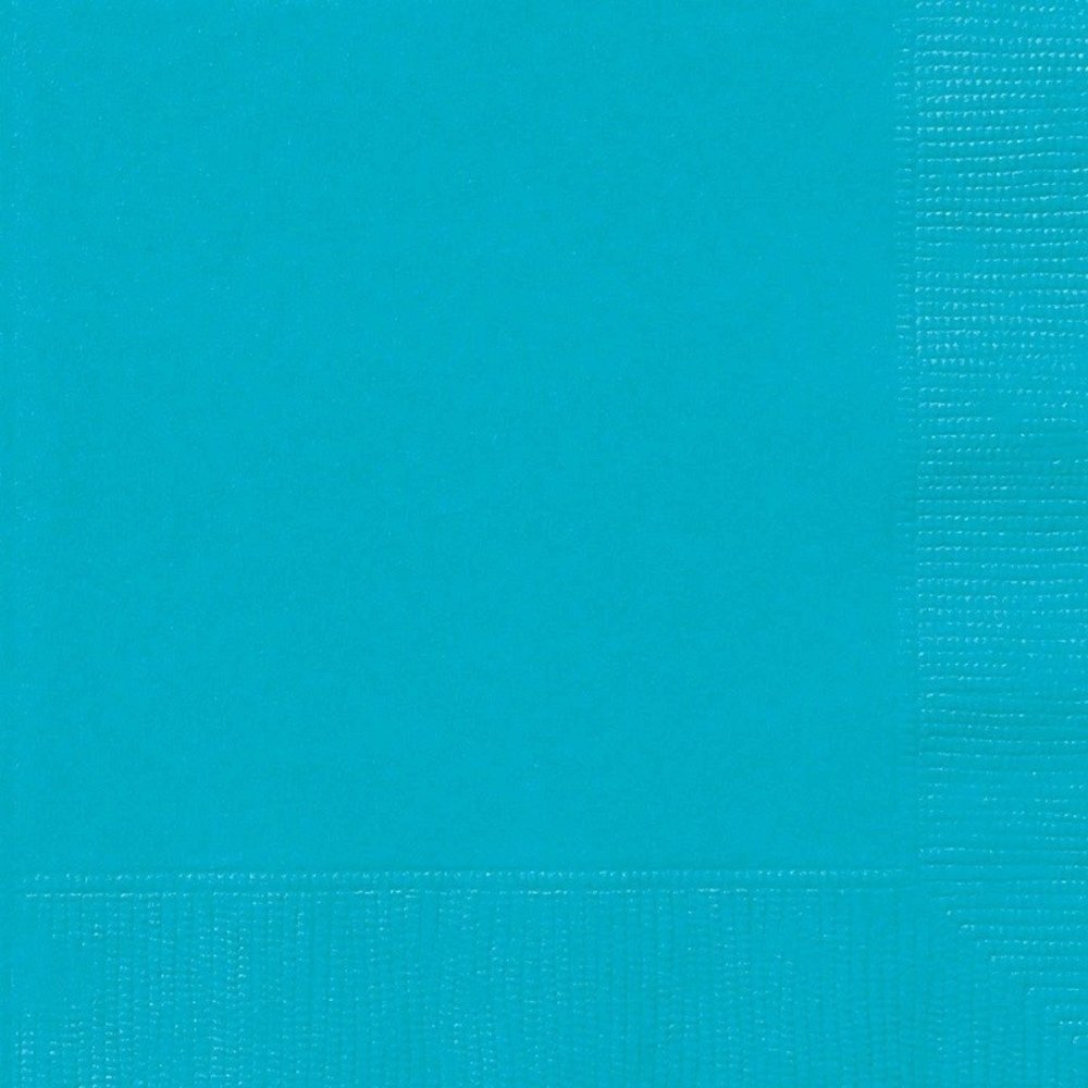 NAPKIN Caribbean Teal 33x33cm | 20 morceaux